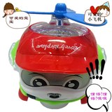 特价新款中秋节儿童手提发光音乐玩具可爱直升小飞机礼品灯笼