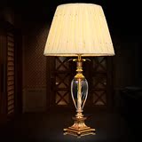 新款水晶台灯卧室床头灯欧式装饰创意现代台灯客厅书房奢华水晶灯