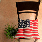 特价 北欧宜家 加厚坐垫 时尚家居 坐垫 椅子垫 沙发垫-美国国旗