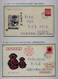 《1992-1壬申猴实寄封》邮集（三框48个贴片 全集1.5万元 10-5）