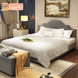 家具布艺床 现代简约小户型酒店公寓床圆床美式床 单人床双人床