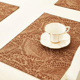 外贸餐桌布垫餐垫桌垫欧式时尚田园风格绣花布艺果盘垫碗垫隔热垫