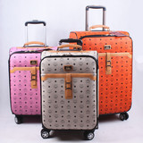 新款包邮美洲袋鼠时尚印花PU皮箱旅行箱子拉杆箱行李箱万向轮女