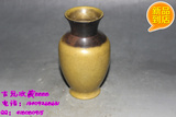 农村淘来的老铜器 纯黄铜花瓶 摆件 包浆好 古玩 古董