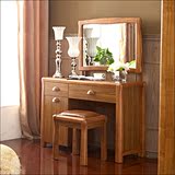 多功能现代简约迷你简易中式实木质卧室梳妆台凳子组合化妆桌特价