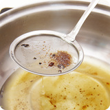 厨房不锈钢漏勺滤网漏油勺创意滤油勺泡沫捞勺撇油勺滤油网过滤勺