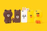 韩国直购line friends硅胶手机壳布朗熊小鸡iPhone 6s plus手机套