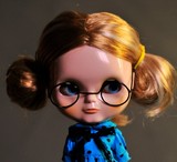 6分bjd杰西伍小布沙龙娃娃古董陶瓷智能美国女孩亚历山大金属眼镜