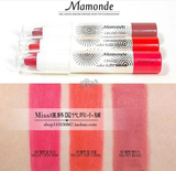 预售mamonde梦妆 2015圣诞限量版染色口红唇彩唇膏蜡笔两支包邮
