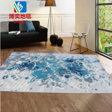 土耳其进口地毯客厅茶几抽象地毯现代简约时尚沙发欧式卧室床边毯