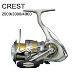 达瓦Daiwa CREST 新款纺车轮 渔线轮 2500/3000/4000  特价现货