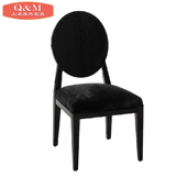 新古典餐椅欧式实木家具后现代简约形象椅书椅咖啡厅椅子梳妆凳