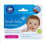 预定！英国代购Brush-Baby 宝宝手指套筒式洁齿口腔清洁湿巾
