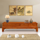 中式红木家具组合实木客厅电视柜简约 非洲花梨木地柜古典储物柜