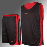 双面穿Nike/耐克篮球服套装 男背心训练比赛无袖篮球衣DIY印字号