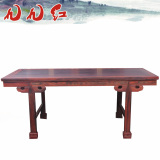红木书桌 明清仿古典家具实木书案老挝大红酸枝画案 中式书房办公