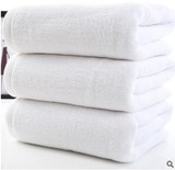 五星级酒店浴巾白色纯棉加大加厚吸水成人美容院浴巾宾馆毛巾批发