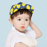 爆款波米麻麻韩国正品代购儿童帽子男女宝宝鸭舌帽柠檬款出游帽子