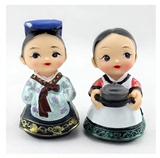 韩国进口民俗朝鲜族人偶特价农乐娃娃装饰品大长今餐厅摆件
