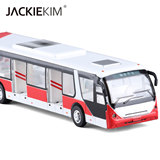 观光巴士宽体豪华大客车公交儿童校车玩具回力仿真合金小汽车模型