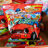 日本大创 泡完有小玩具 可爱卡通儿童浴球入浴剂 超级汽车柑橘香