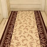 欧式大红加厚家用走廊地毯过道地毯玄关楼梯垫踏步垫子可定制裁剪