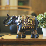 桌面小摆件创意软装家居装饰品大象摆件礼品 招财大象摆设工艺品