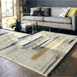 简约现代条纹宜家欧式地毯客厅茶几地毯卧室床边装饰地毯满铺定制