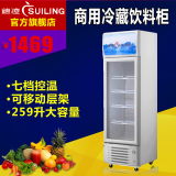 穗凌 LG4-259LT 玻璃展示柜 饮料冷柜 立式展示柜 冷藏 单门冰柜