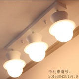 韩式灯具地中海现代简约创意LED衣帽间小吸顶灯走廊过道宜家灯饰