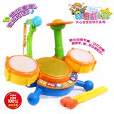 动感爵士鼓儿童架子鼓手拍鼓拍拍鼓音乐早教益智乐器音乐灯光玩具