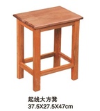 厂家直销/实木餐凳/杉木方凳子/多用途木头板凳/实木凳子