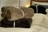 回馈款 良品风抗静电冬季保暖网眼毯毛毯床单 沙发毯子盖毯