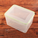 出口日本食品级塑料密封盒保鲜盒微波炉便当饭盒厨房冰箱水果盒子