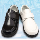 男童黑色皮鞋儿童童鞋2016新款白色演出童鞋中大童学生鞋真皮