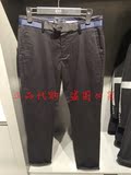 【专柜正品】GXG男装15新款 冬装时尚百搭款休闲长裤54102364