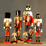 复古士兵胡桃夹木偶创意圣诞人物家居桌面摆设生日礼物装饰品摆件