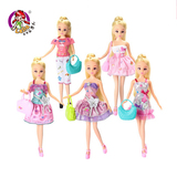 乐吉儿正品过家家芭比公主布洋娃娃换装女孩子生日礼物 女童玩具