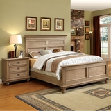 法式复古橡木别墅卧室家具美式1.5米1.8婚床米实木床厂家直销