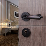 简约全铜门锁室内卧室实木门复古纯铜美式复古大门锁别墅家通用型