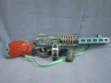 热卖怀旧80后老玩具/童年回忆铁皮玩具蓝色发火冲锋枪/ME601/收藏