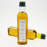 亚麻籽油 食用500毫升 3斤包邮甘肃农家自产有机冷榨初榨胡麻油纯