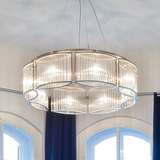 意大利后现代简约吊灯圆形水晶客厅灯设计师的样板房展厅艺术灯具