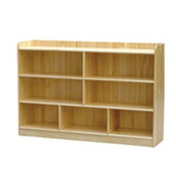 幼儿园专用书架木制收纳架儿童玩具柜整理架收拾柜收纳柜7格促销