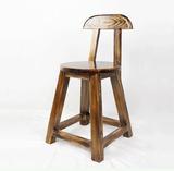 2实木酒吧椅 美式乡村田园椅子高脚凳吧凳子欧式吧台椅新古典木质