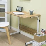 简易笔记本电脑桌台式床上用折叠书桌床边移动办公桌可升降小桌子