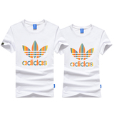 Adidas阿迪达斯2016夏季新款男女情侣款运动LOGO休闲短袖T恤