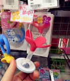 现货日本代购Pigeon贝亲小花咬胶磨牙棒牙胶宝宝玩具3个月带响铃