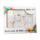 通用型MHL转HDMI高清转换线安卓小米MHL转HDMI电视视频转换线