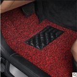 丝圈脚垫PVC 加厚喷丝脚垫车用地毯 可裁剪 专车专用 汽车脚垫